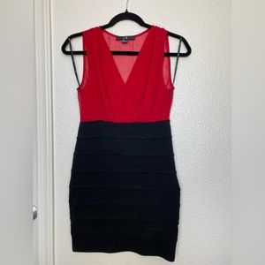 Red/black dress